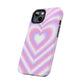 Blurred Heart Tough iPhone Case