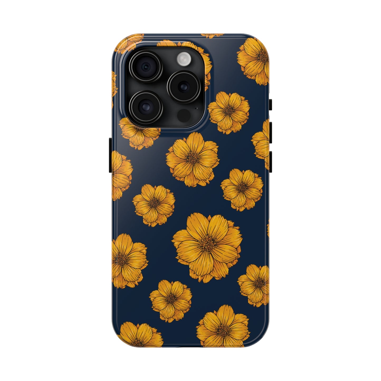 Sunflower Glimmer Tough iPhone Case