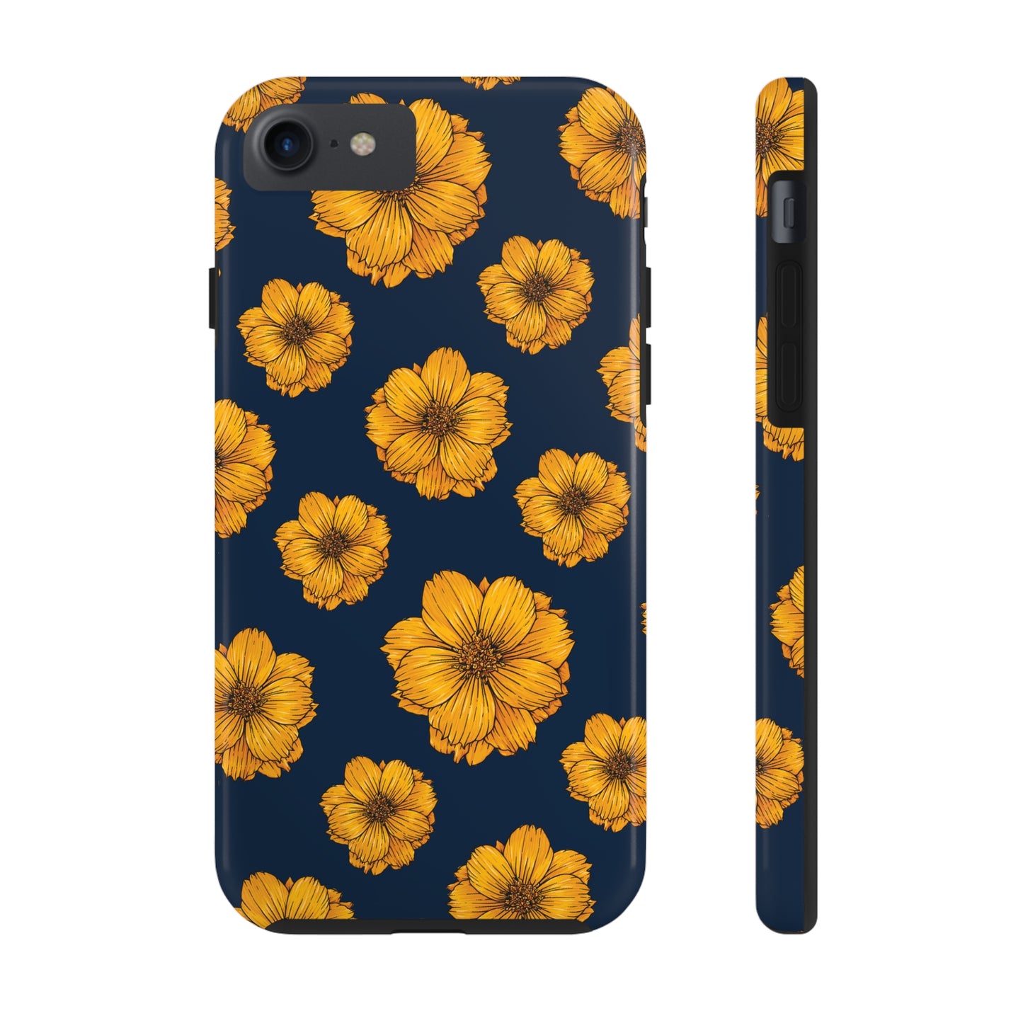 Sunflower Glimmer Tough iPhone Case