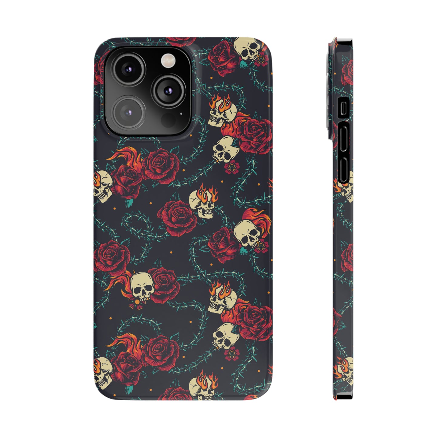 Skulls & Roses Snap Case