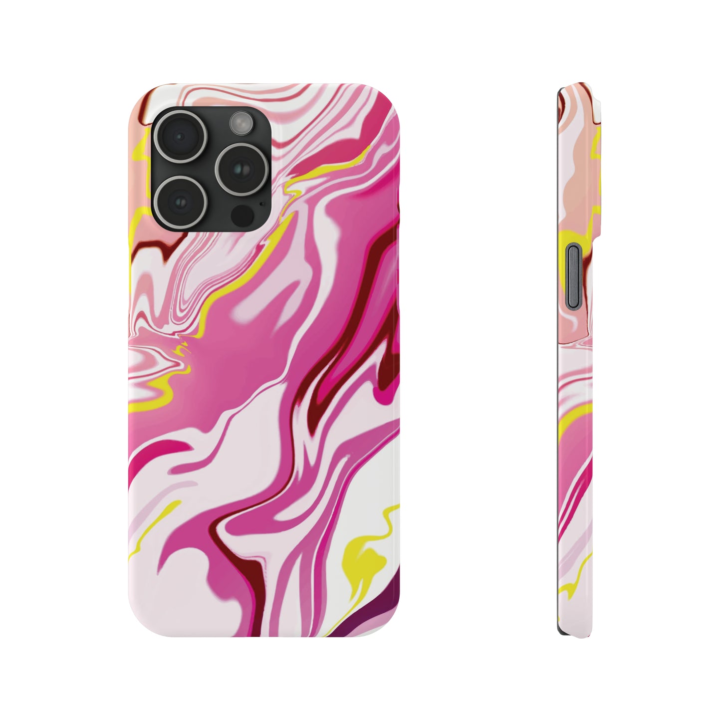 Acid marble pattern Snap Case