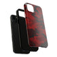 Red Camouflage Tough Case