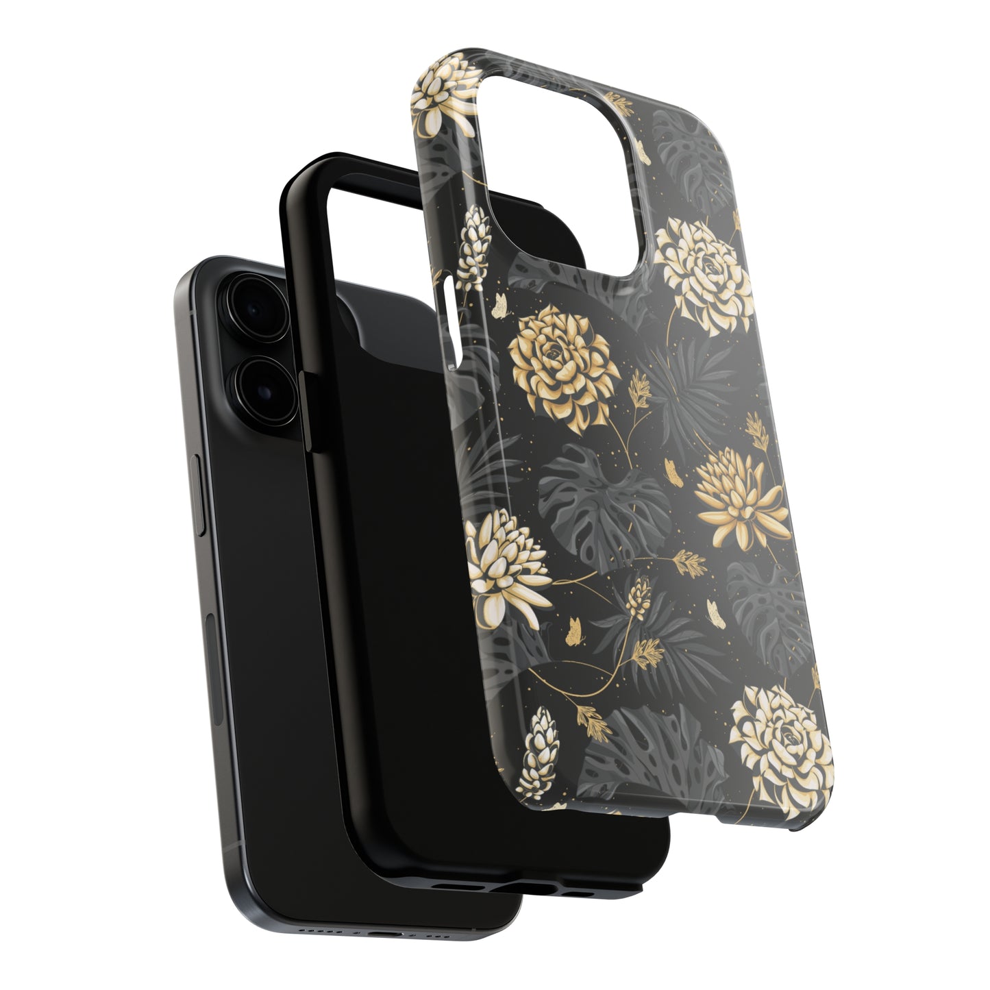 Golden Bloom Tough iPhone Case