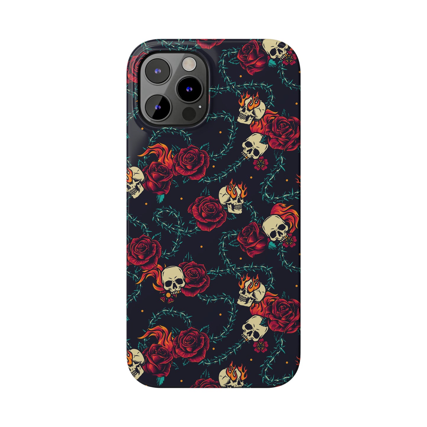 Skulls & Roses Snap Case