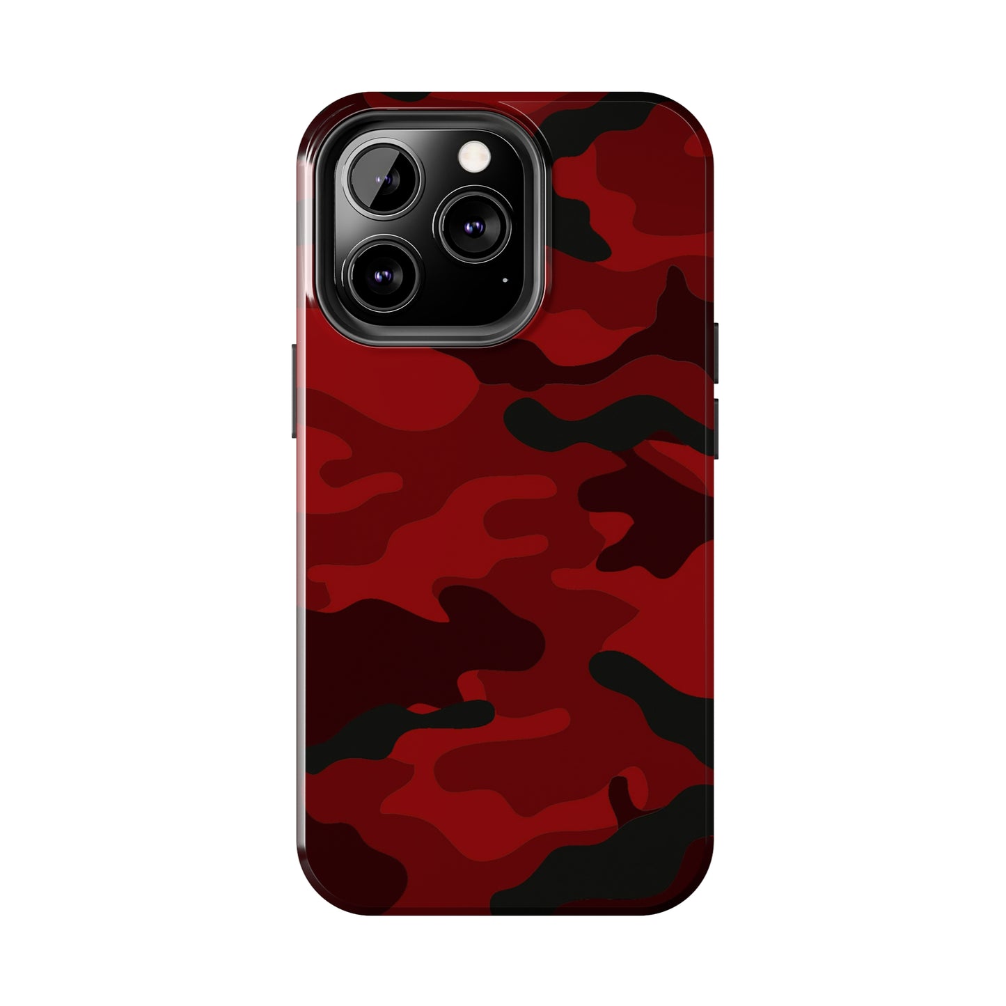 Red Camouflage Tough Case