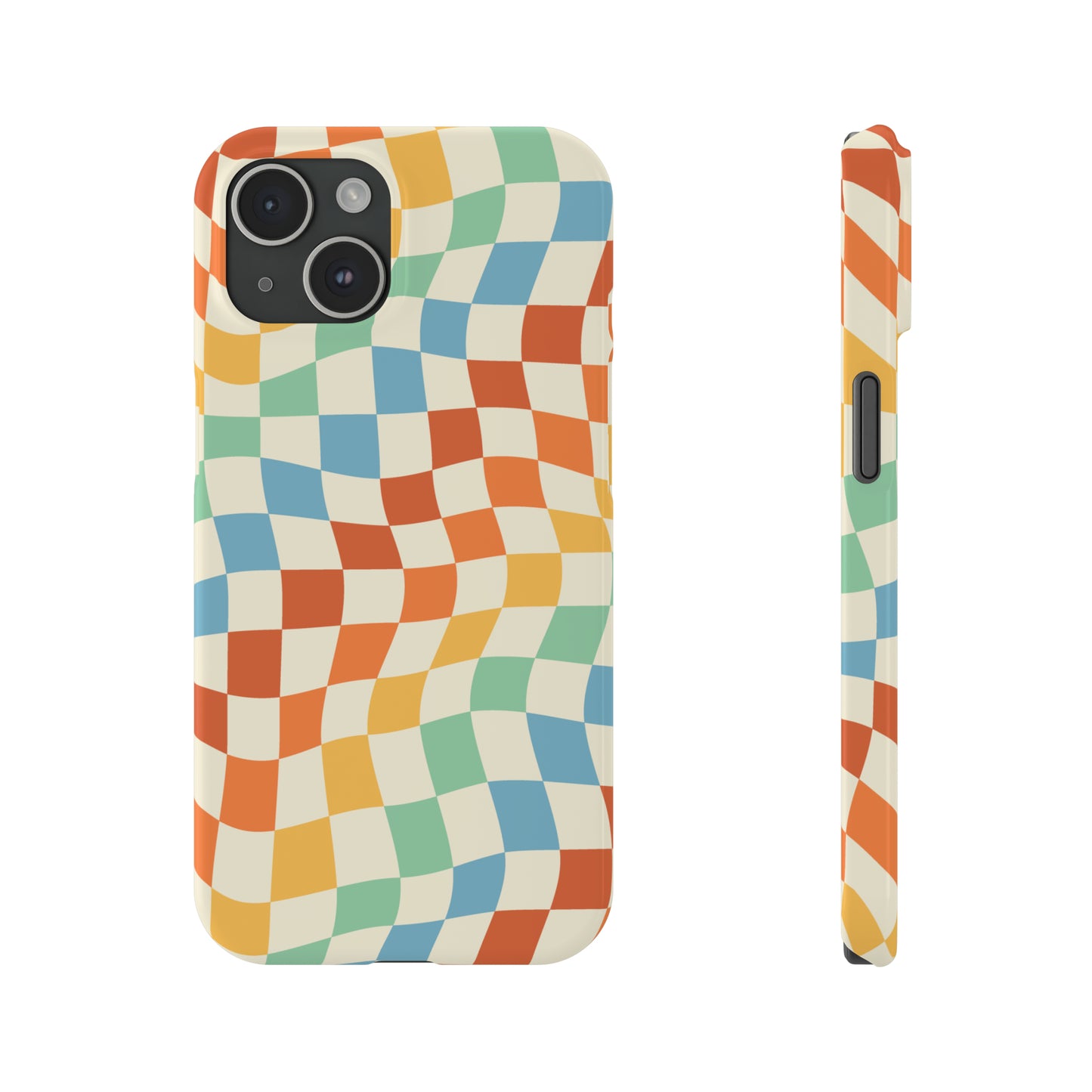 Retro Crazy Checkers Snap Case