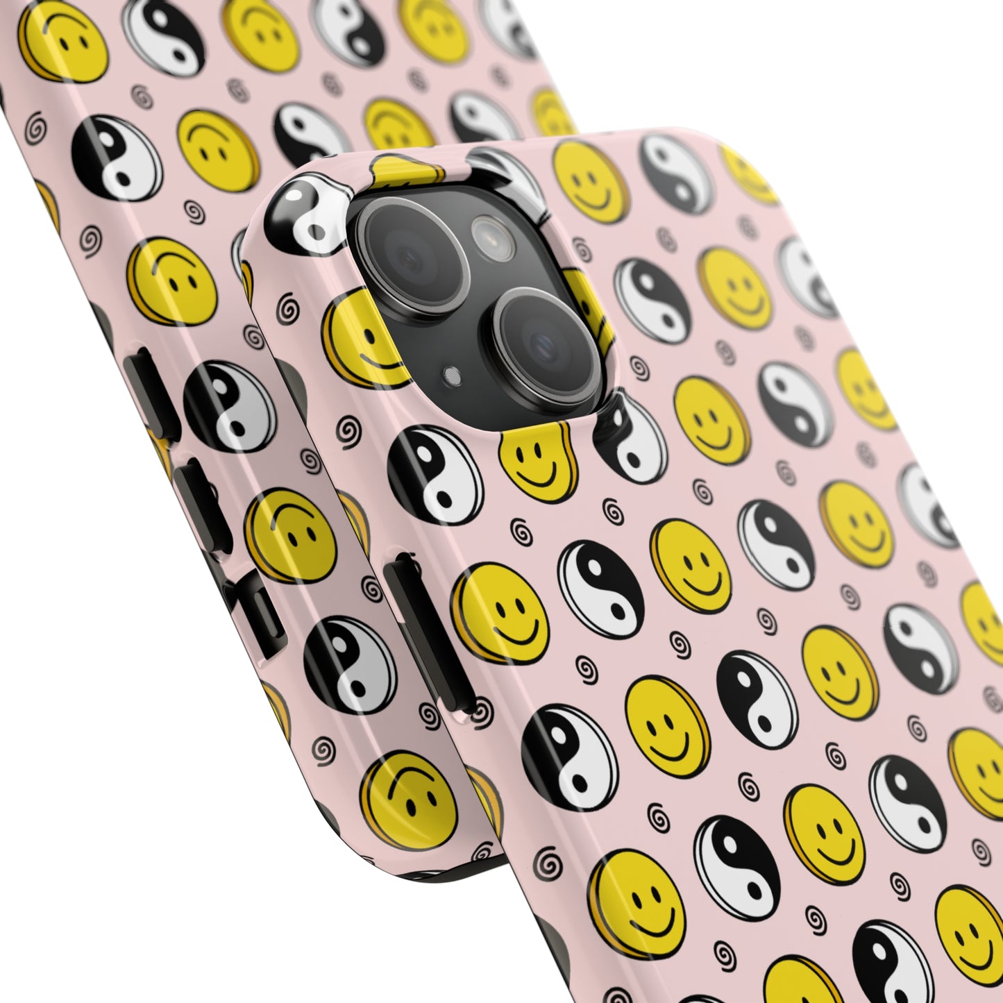 Yin and yang X Smiley Tough iPhone Case