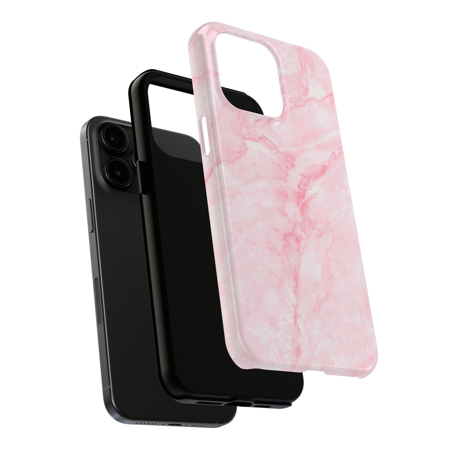 Pink Marble Tough iPhone Case