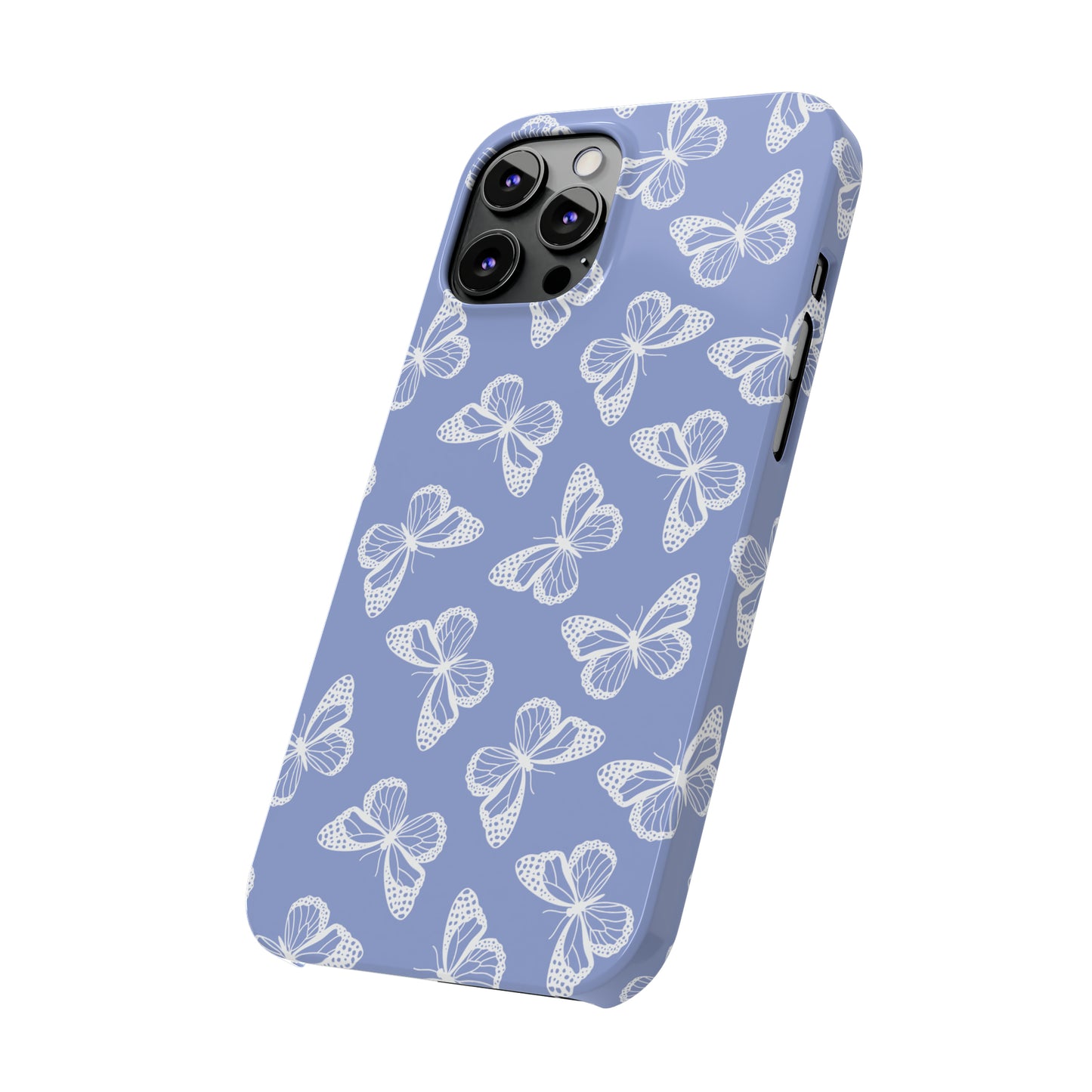 Lavender Butterflies Snap Case