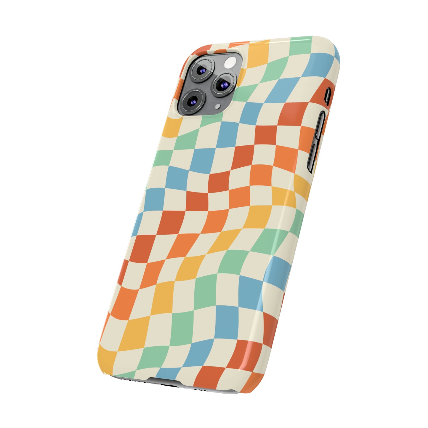 Retro Crazy Checkers Snap Case