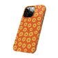 Maio laranja Pattern Snap Case