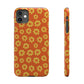 Maio laranja Pattern Snap Case