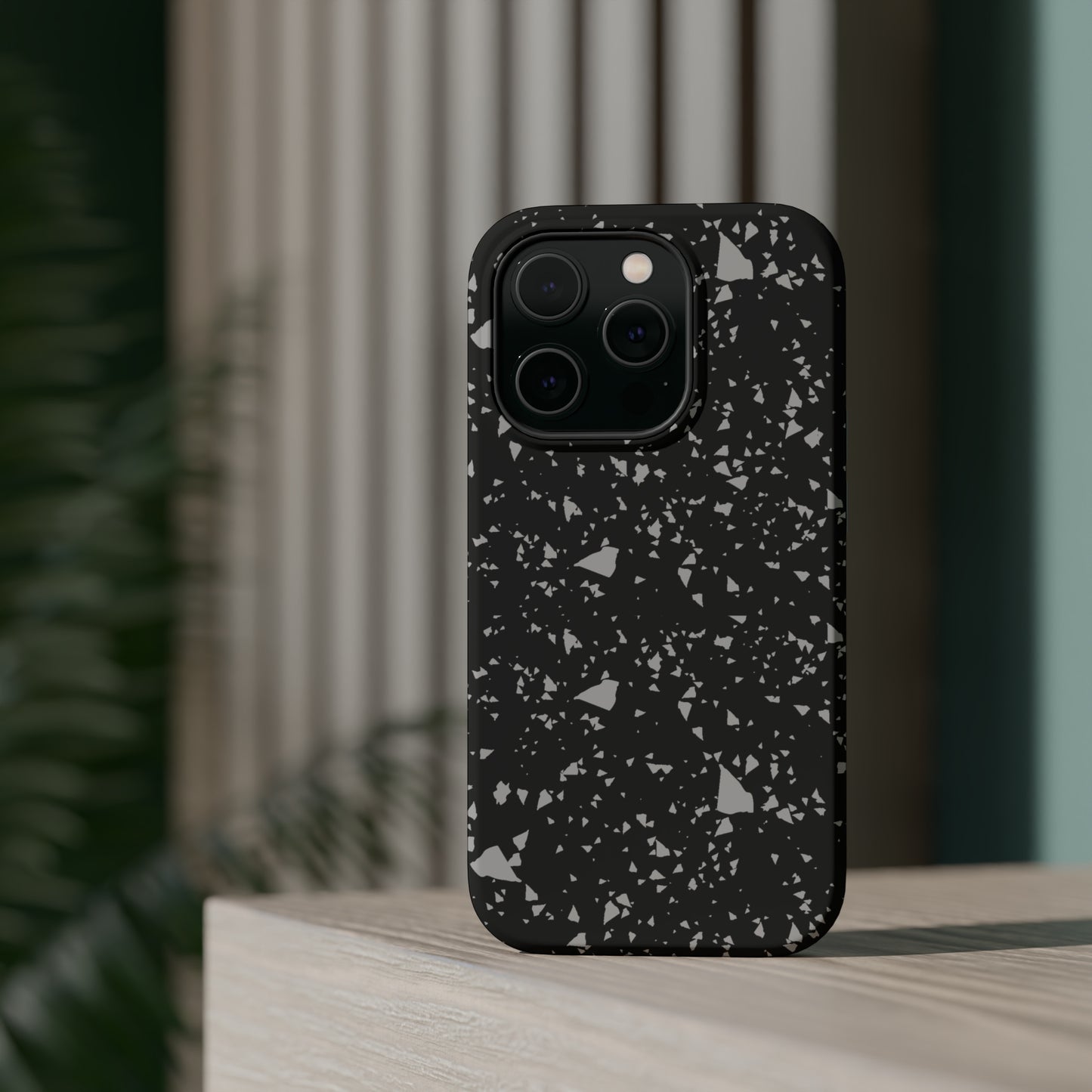 Black Terrazzo MagSafe Tough Case