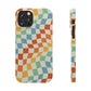 Retro Crazy Checkers Snap Case