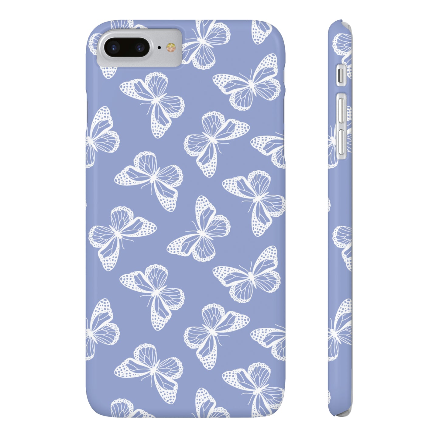 Lavender Butterflies Snap Case