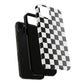 Black and white checks Tough Case