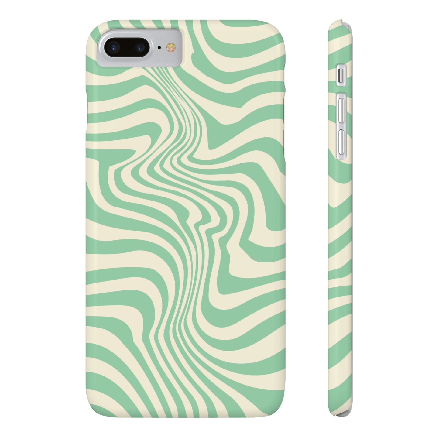 Pistachio Swirls Snap Case