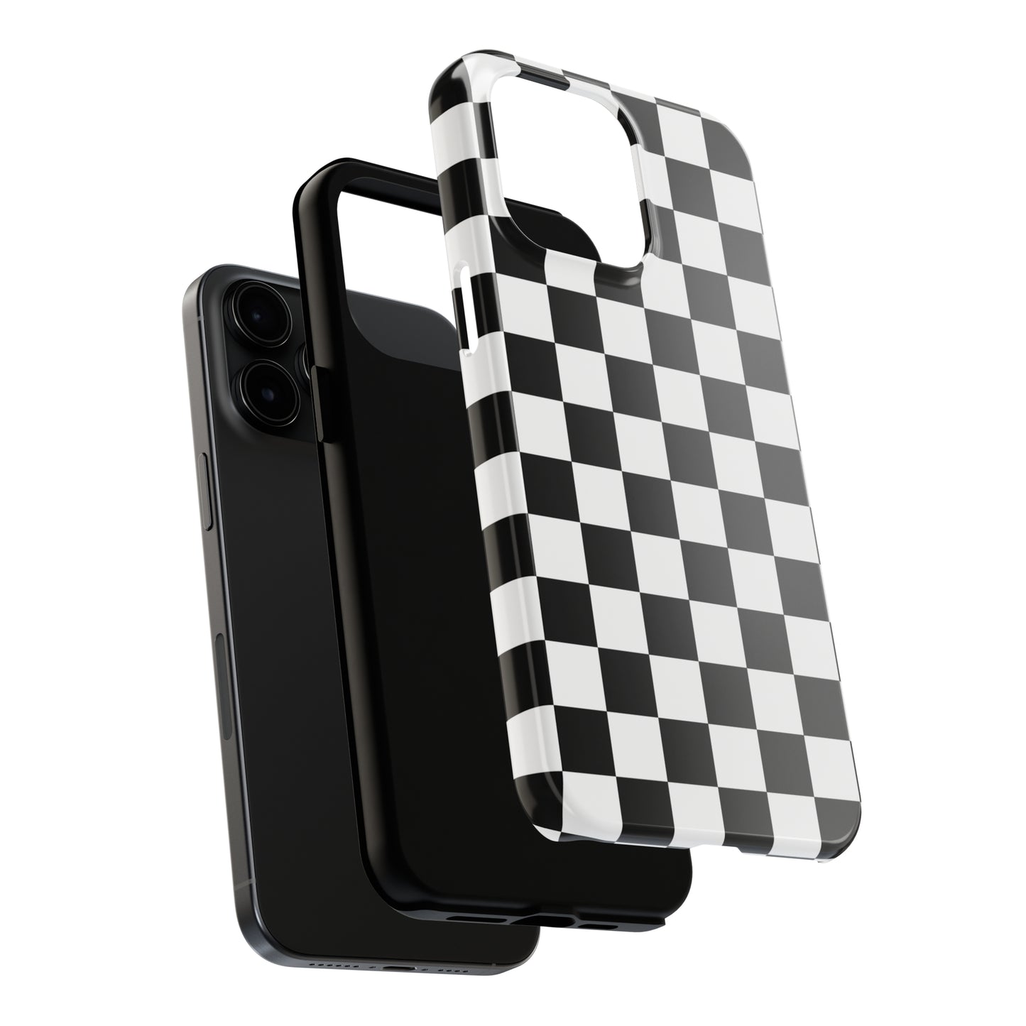 Black and white checks Tough Case