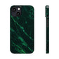 Dark green marble pattern Snap Case