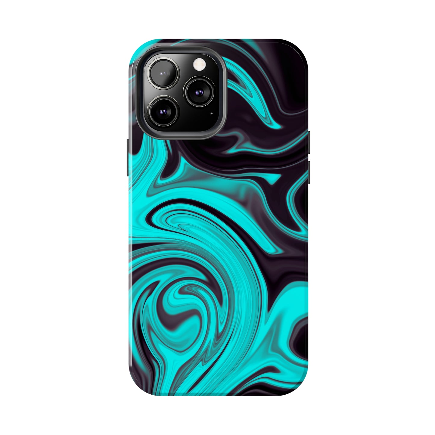 Aqua liquid marble pattern Tough Case