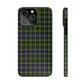 Green Grid Snap Case