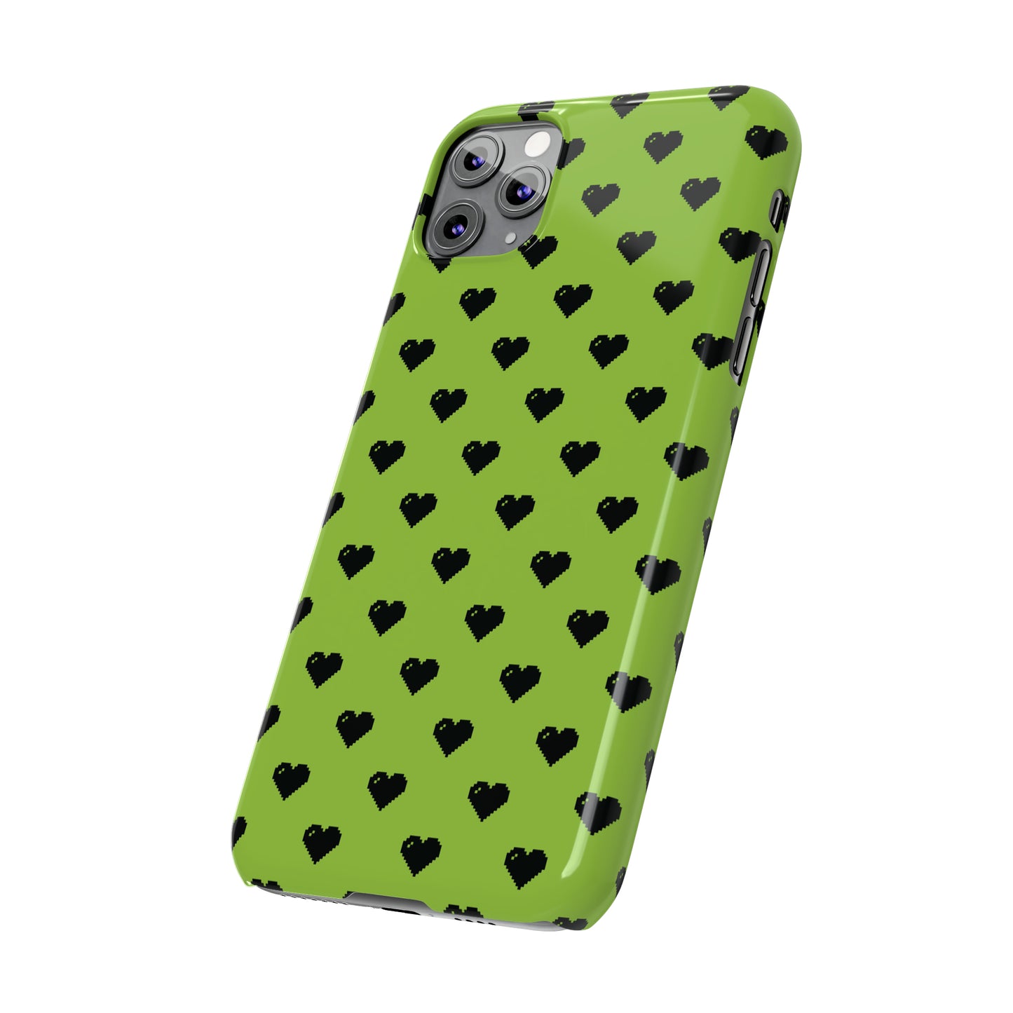 Pixelated Heart Snap Case