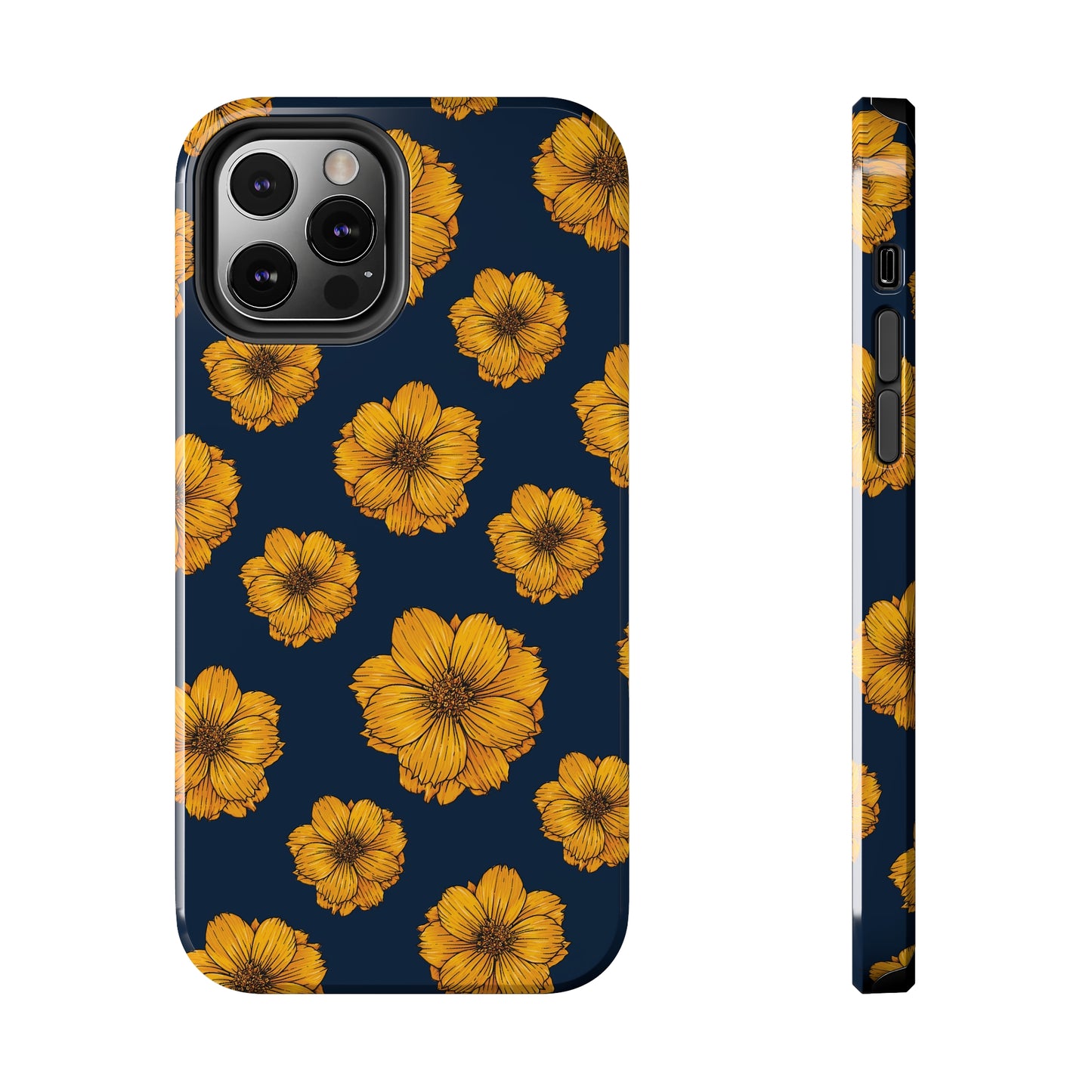 Sunflower Glimmer Tough iPhone Case