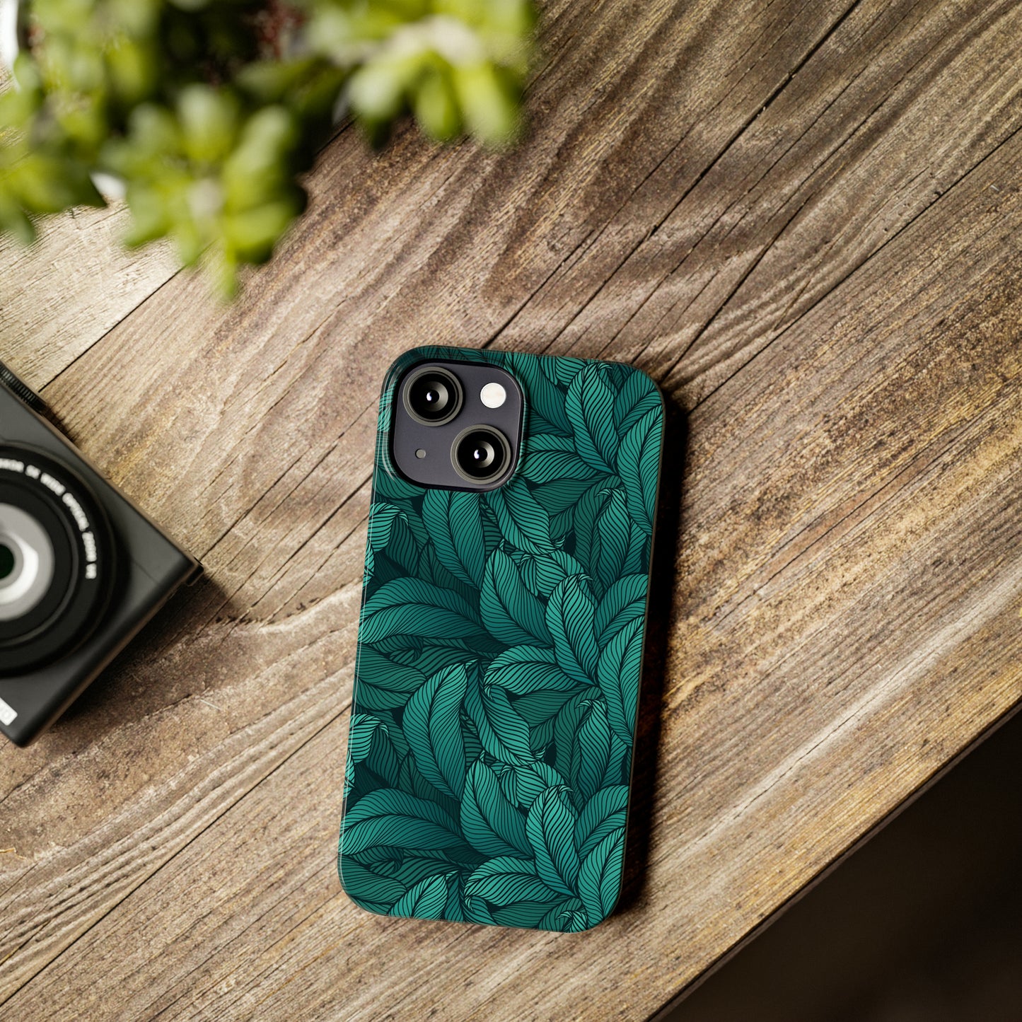 Tropical Leaves Snap Case