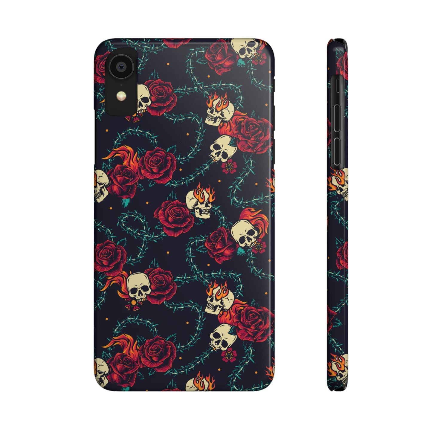 Skulls & Roses Snap Case