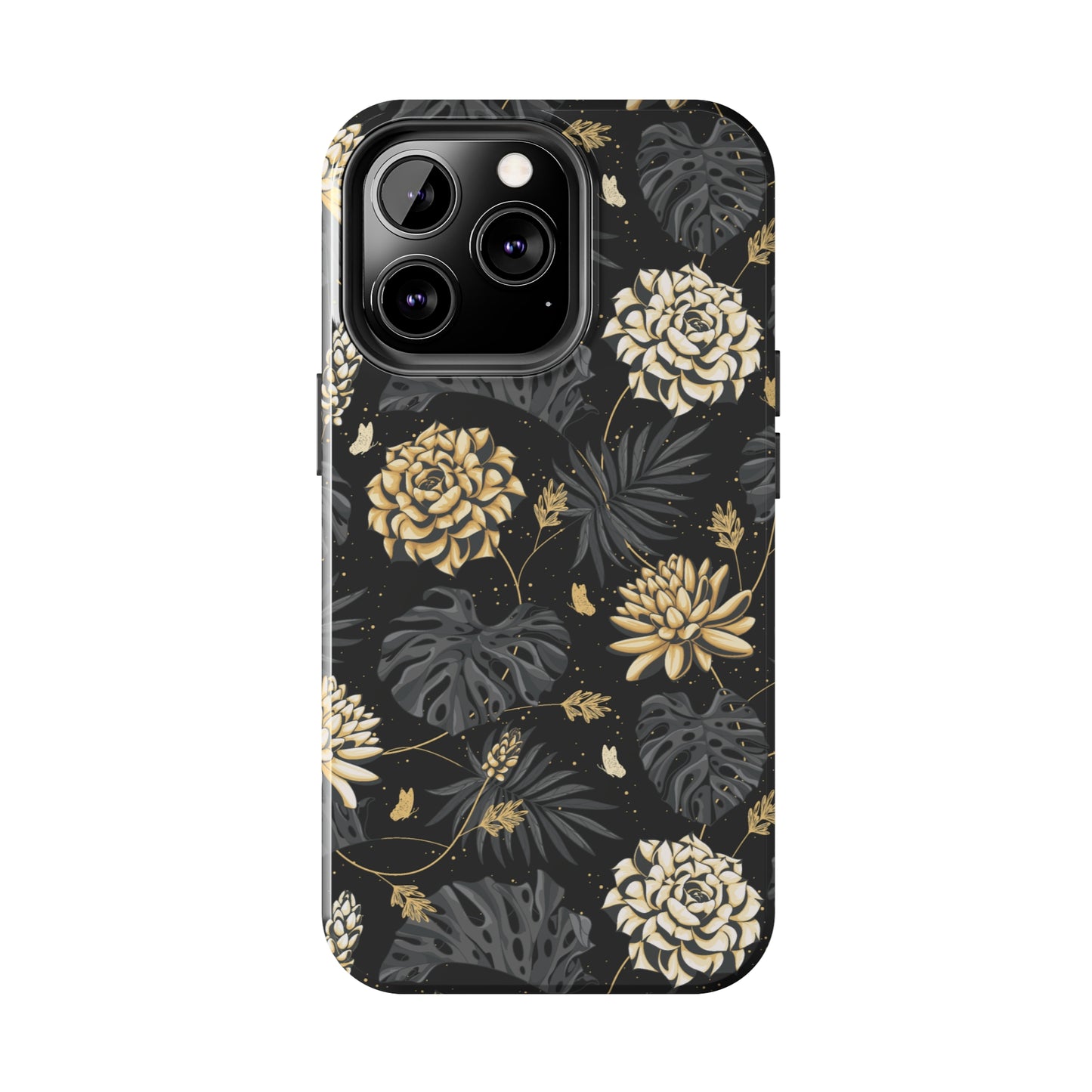 Golden Bloom Tough iPhone Case