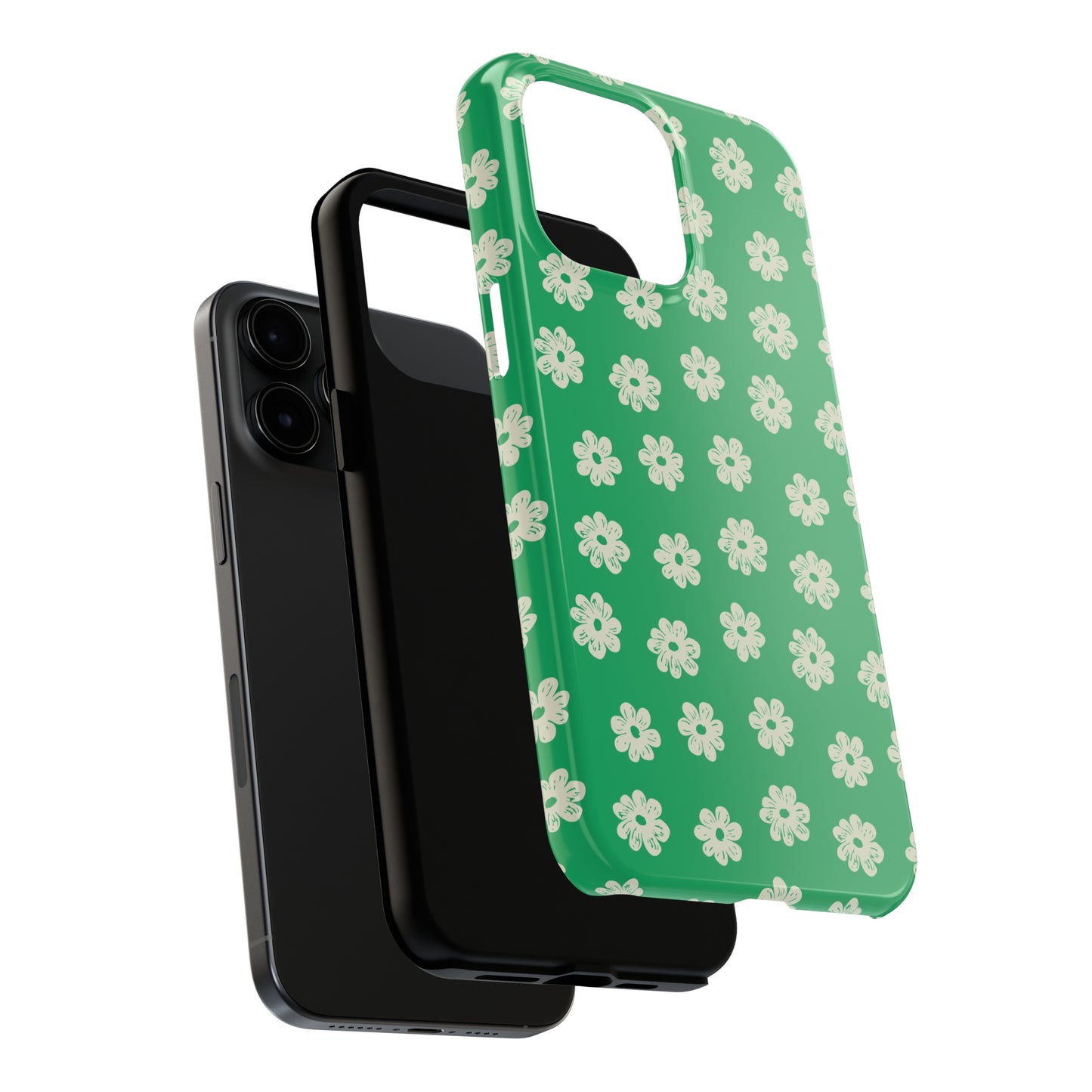 Retro Floral Tough iPhone Case