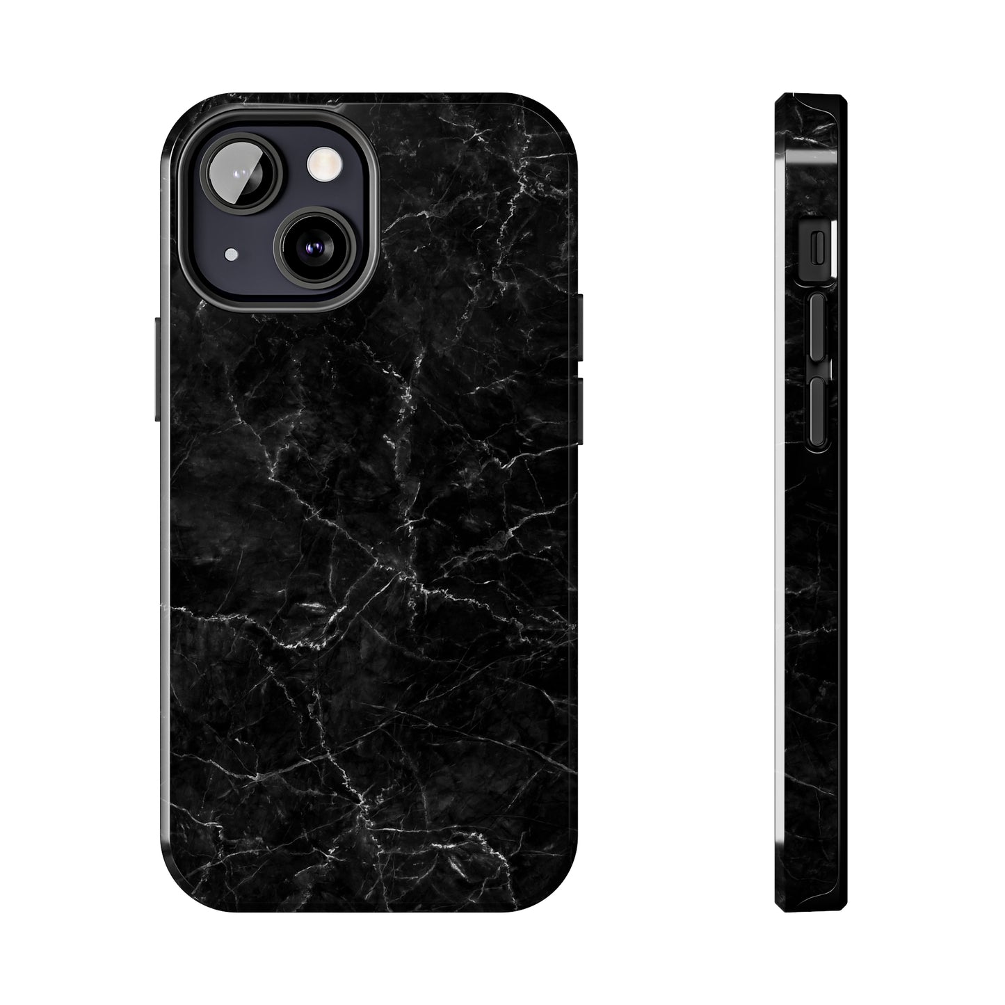 Marquina Black Tough iPhone Case