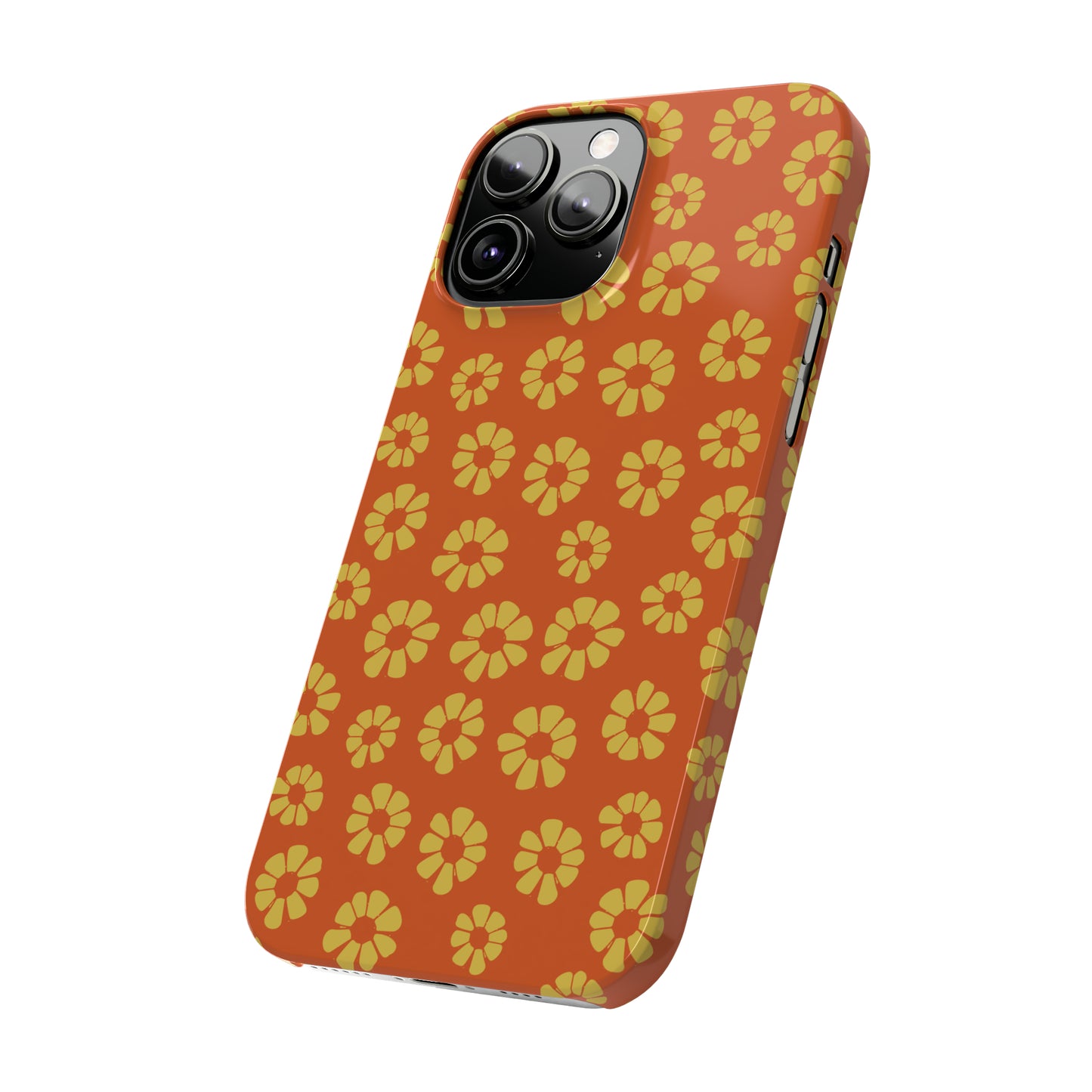 Maio laranja Pattern Snap Case