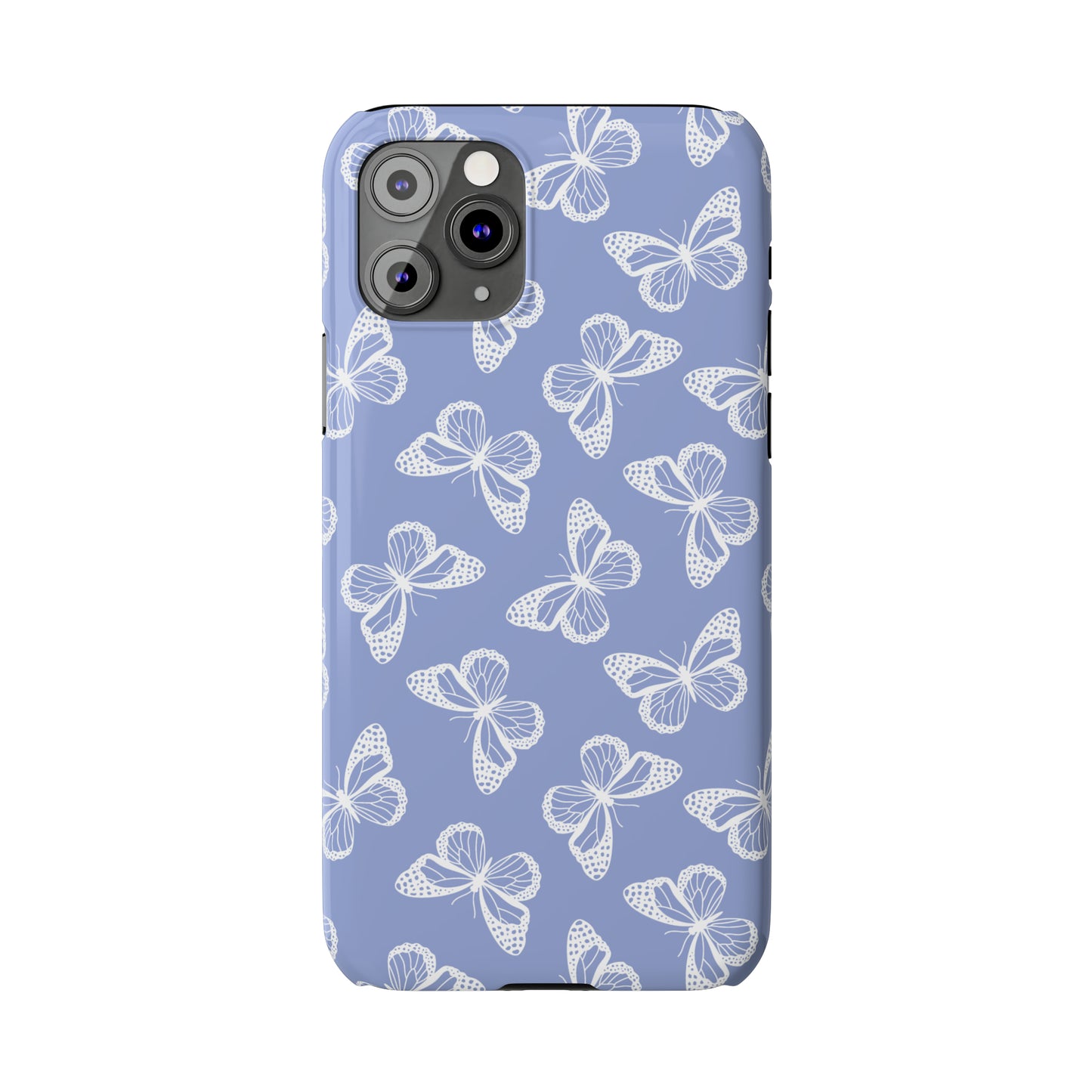 Lavender Butterflies Snap Case