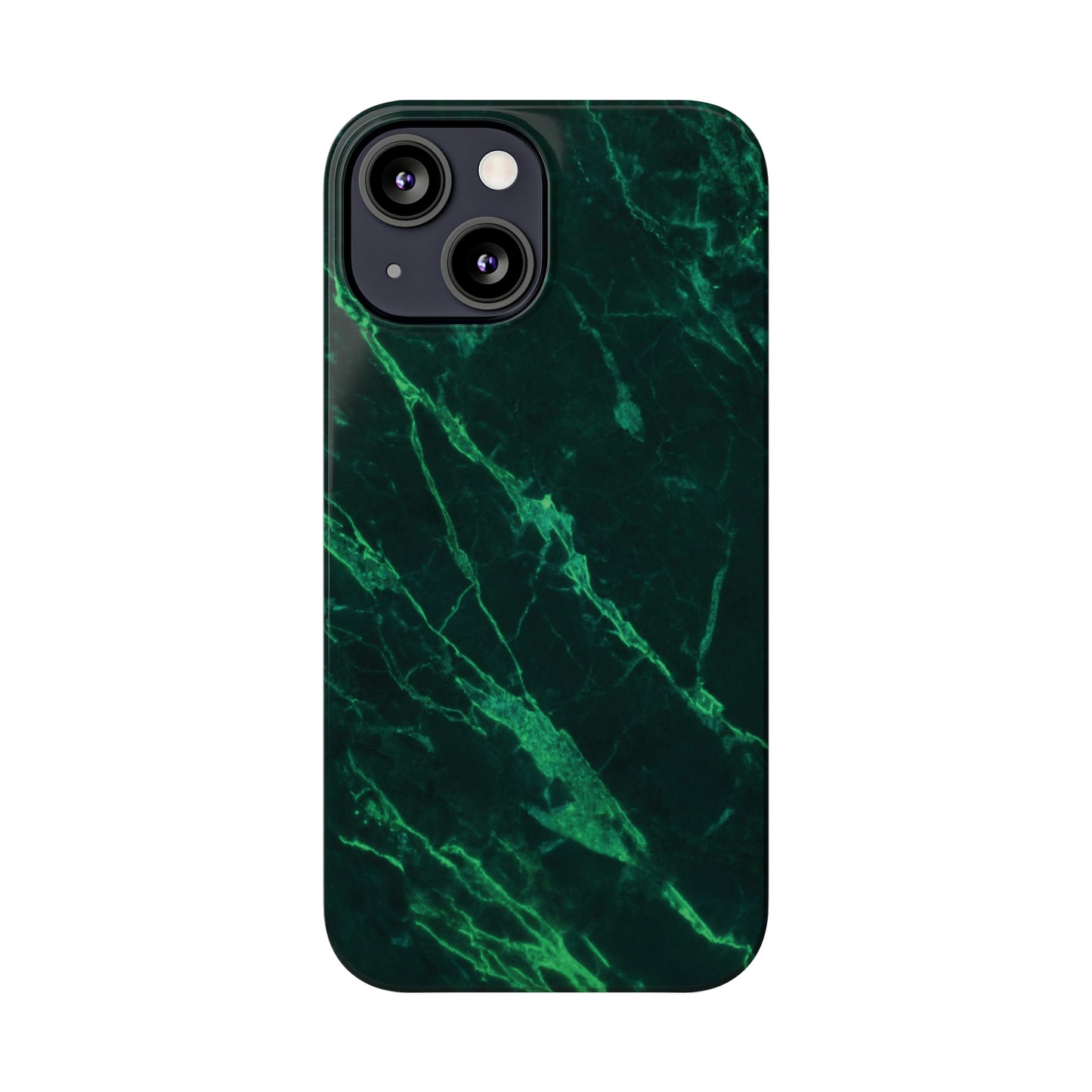 Dark green marble pattern Snap Case