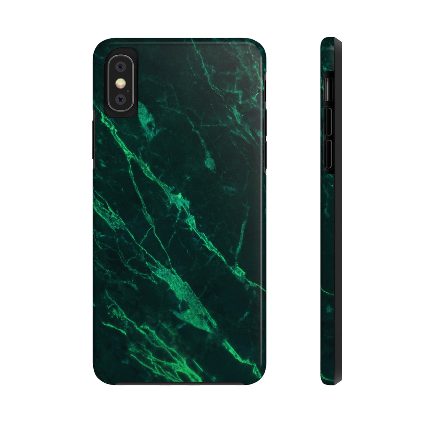 Dark green marble pattern Tough Case