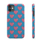 Bubblegum Heart Snap Case