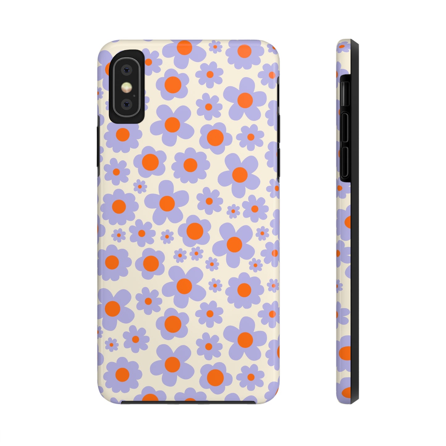 Groovy Flowers Tough iPhone Case