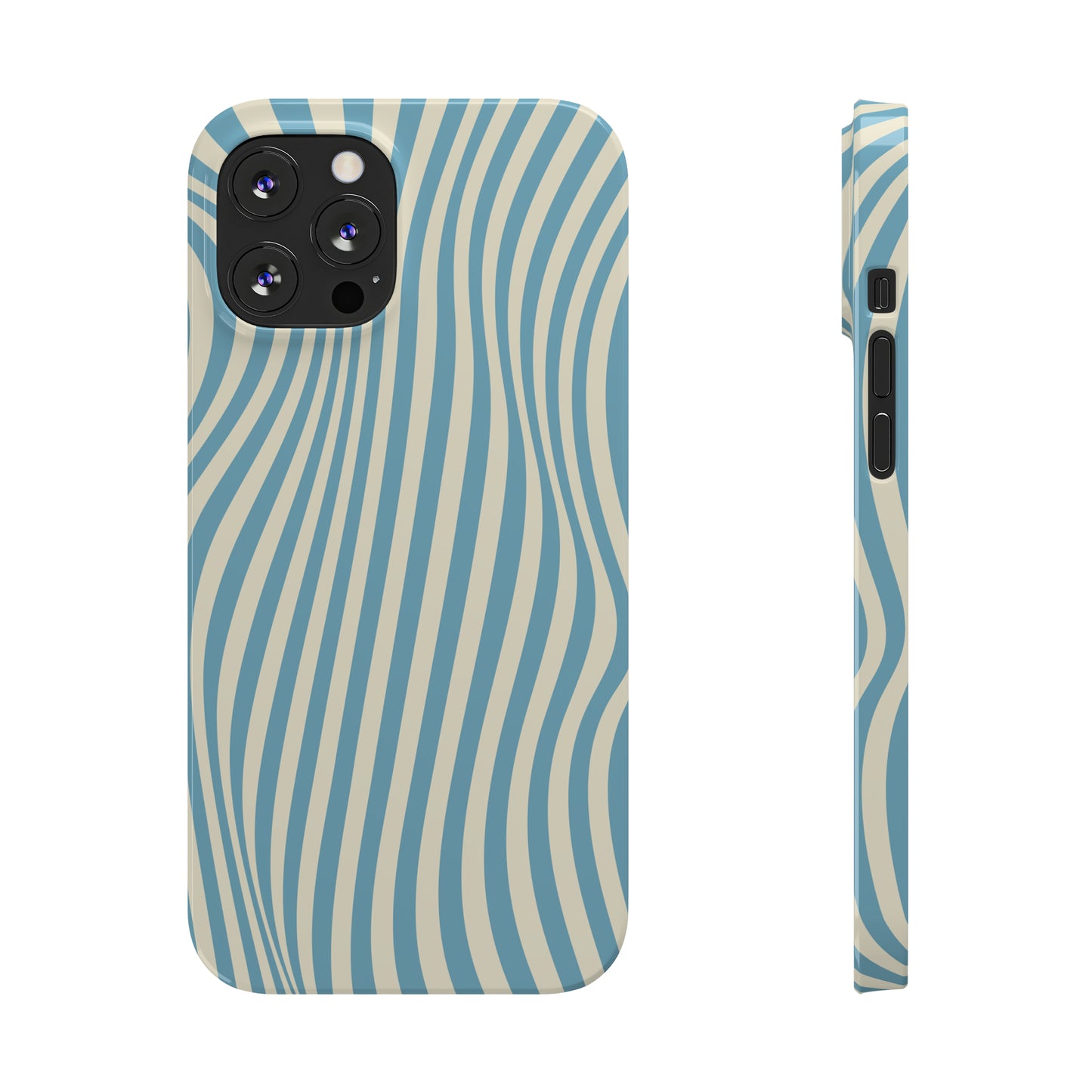 Aqua Swirl Snap Case