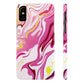 Acid marble pattern Snap Case