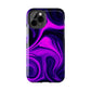 Purple liquid marble pattern Tough Case