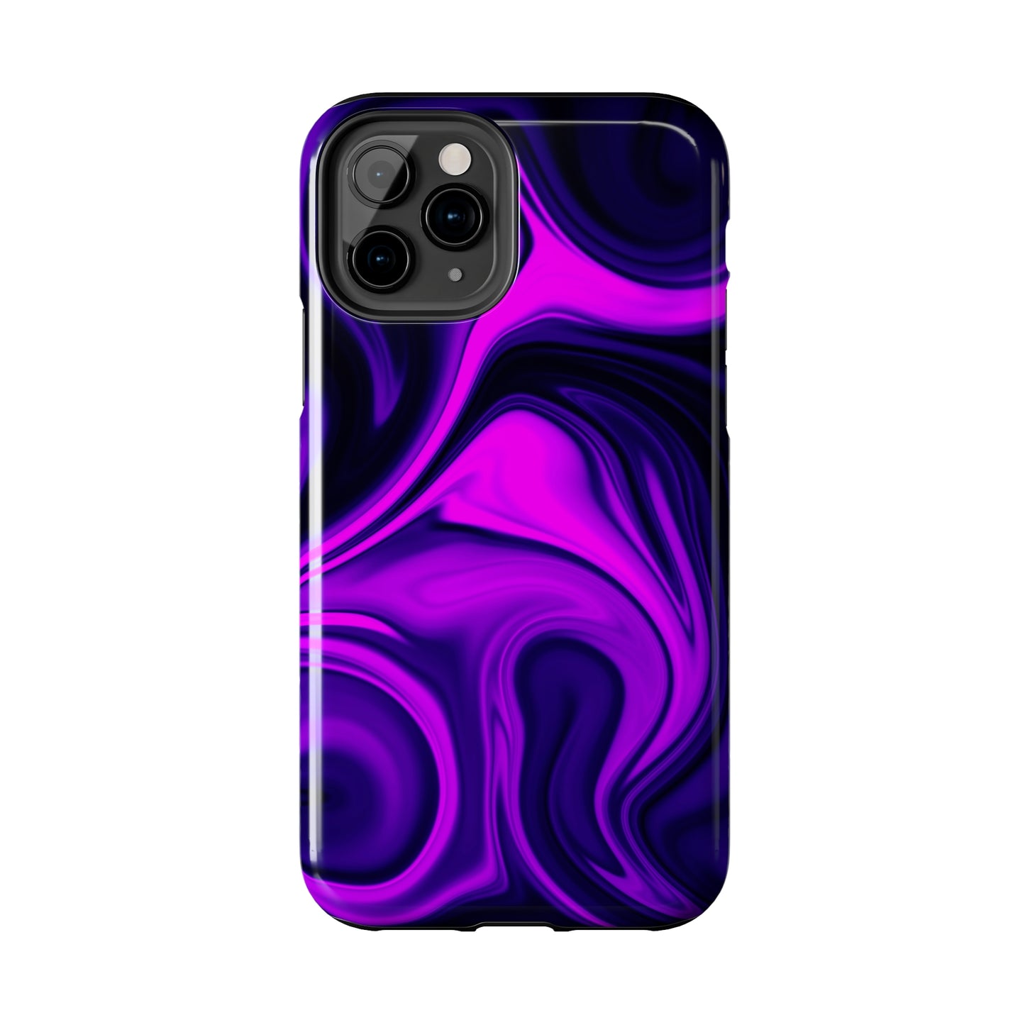 Purple liquid marble pattern Tough Case