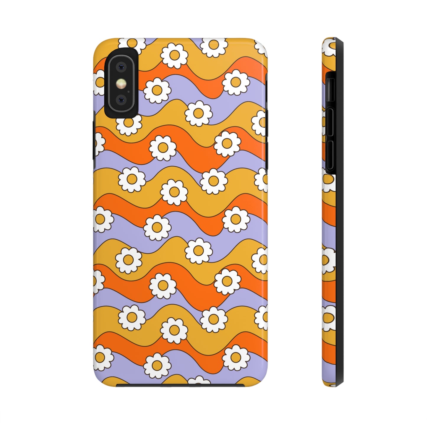 Retro Garden Tough iPhone Case