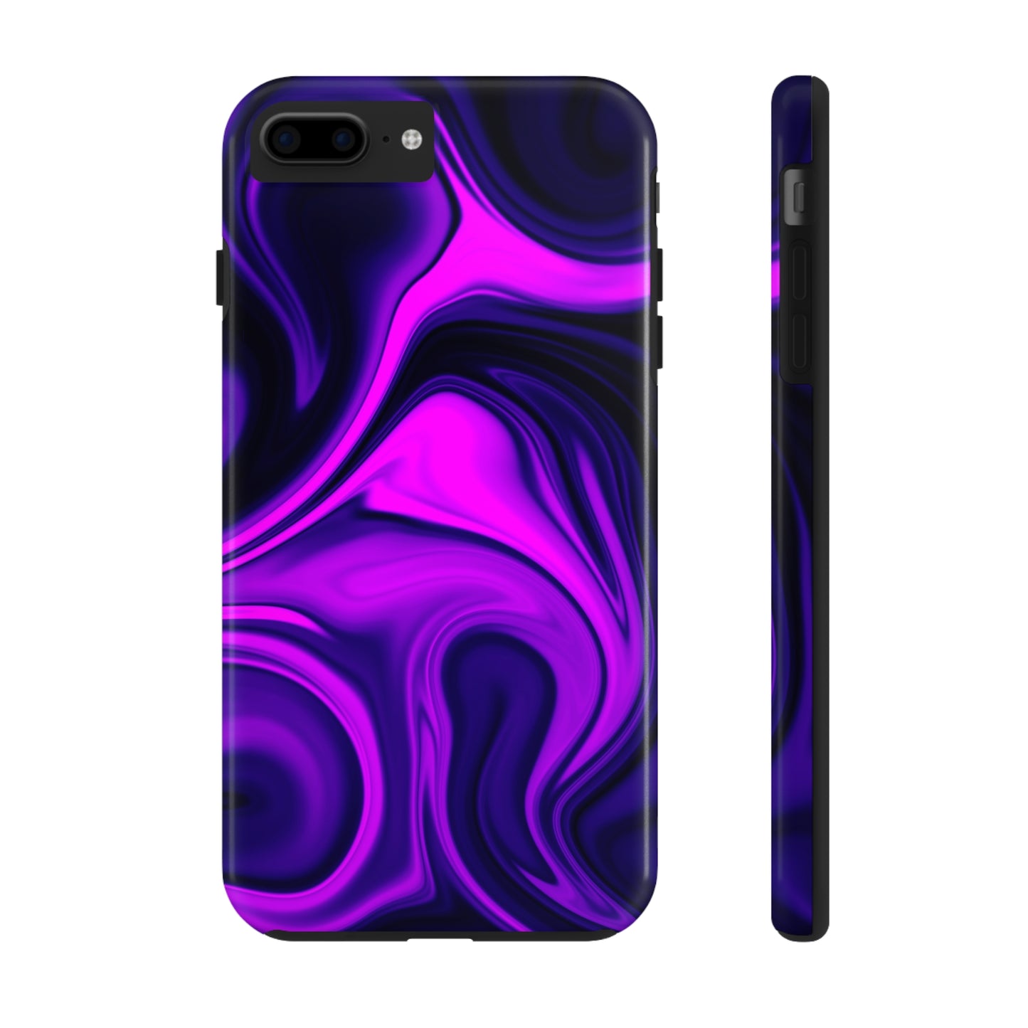 Purple liquid marble pattern Tough Case