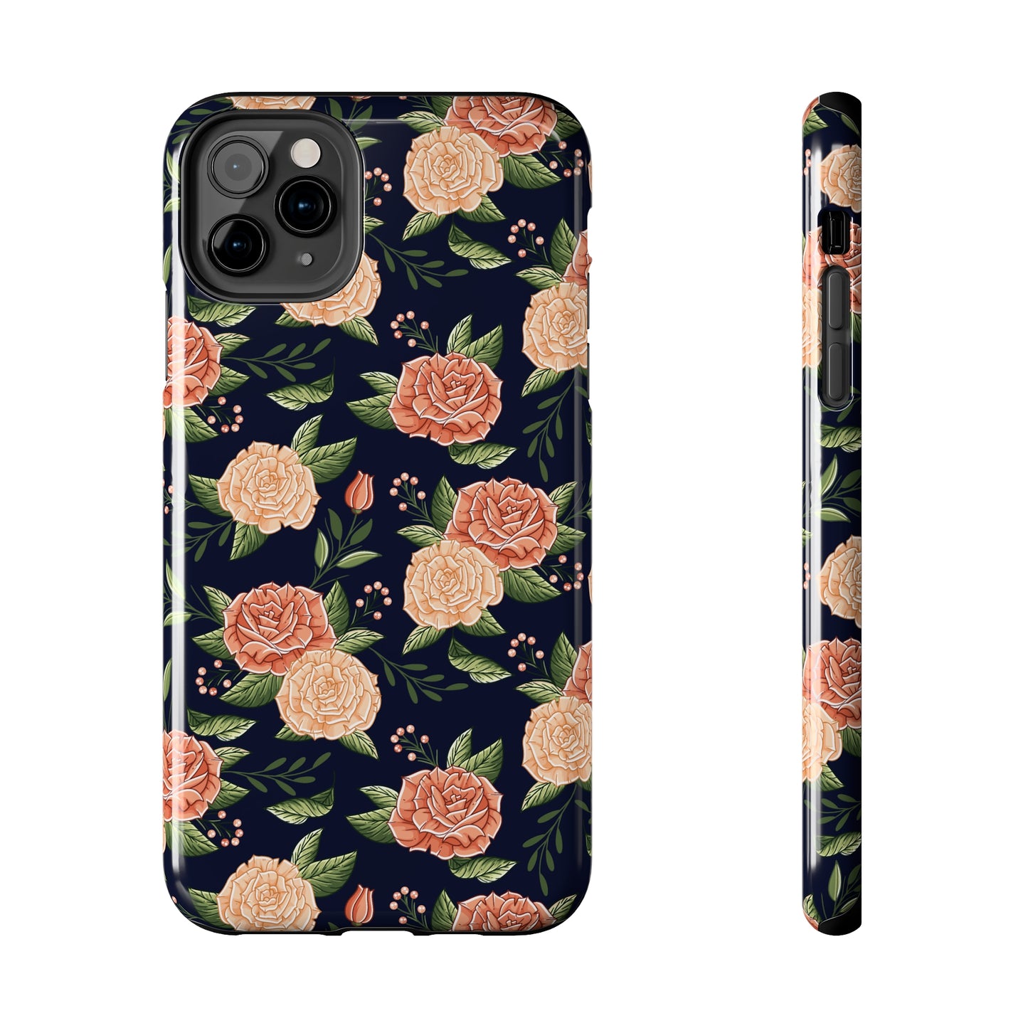 Vintage Rose Tough iPhone Case