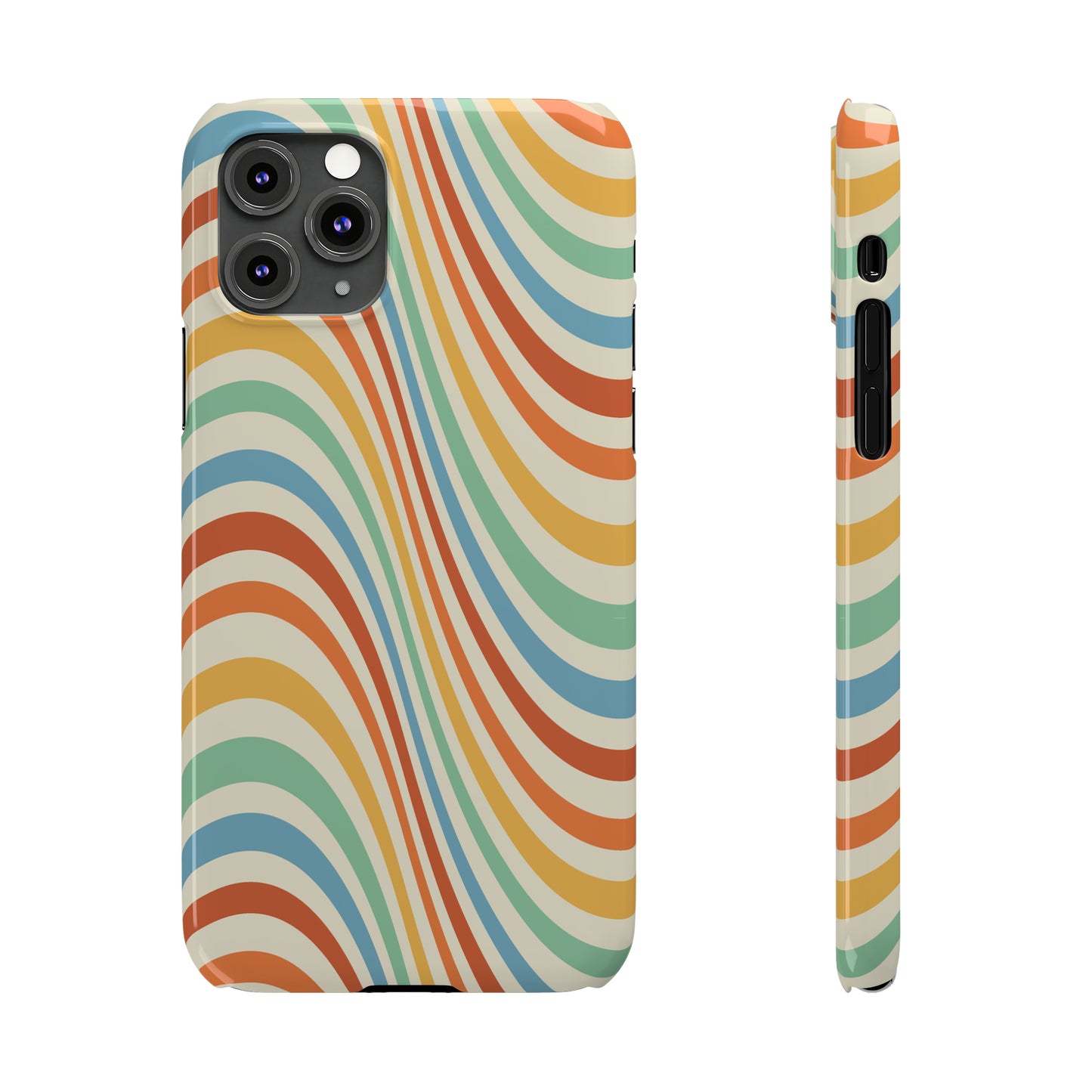 Retro Swirl Snap Case