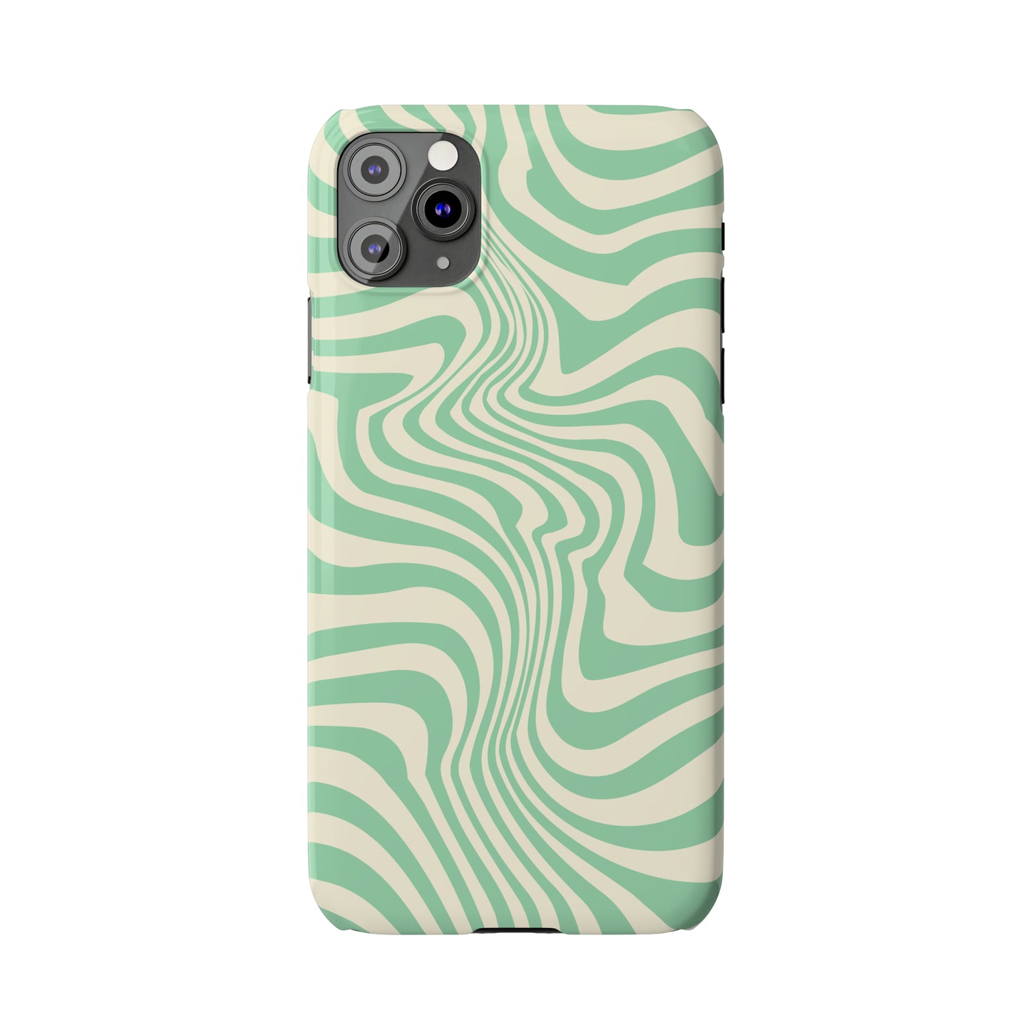 Pistachio Swirls Snap Case