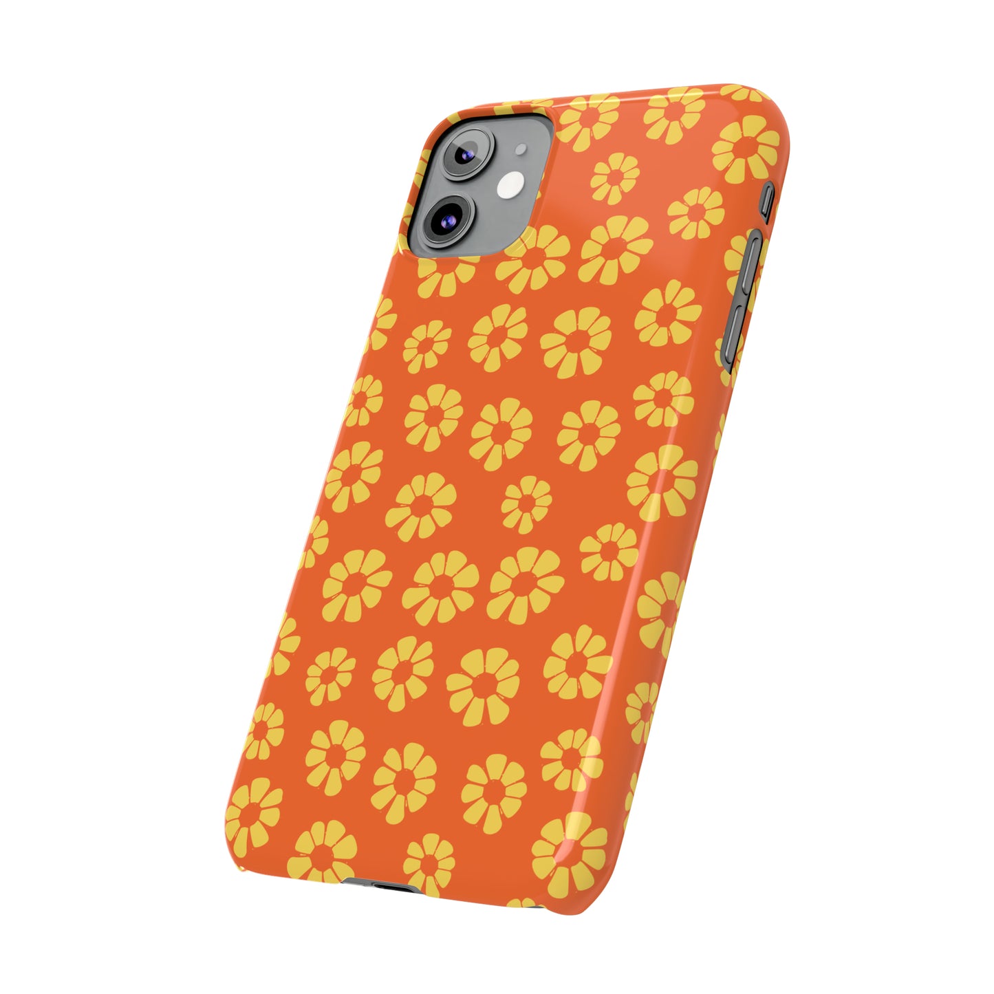 Maio laranja Pattern Snap Case