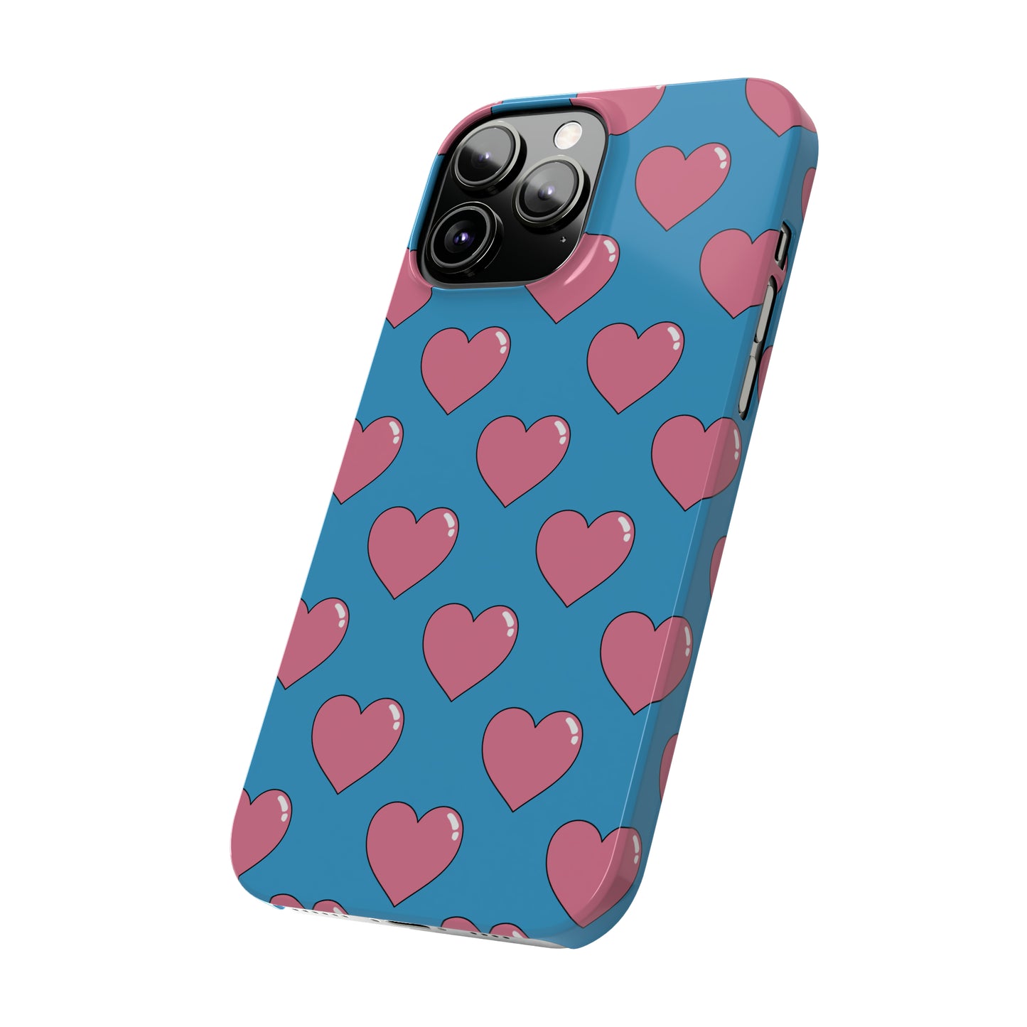 Bubblegum Heart Snap Case