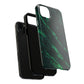 Dark green marble pattern Tough Case